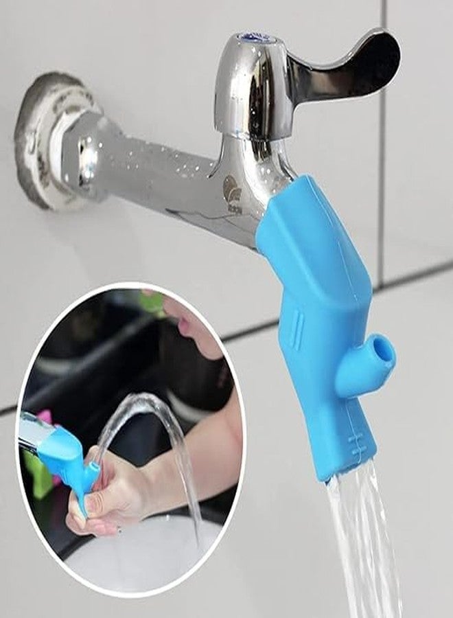 Jenibri Faucet Tap Extension Tap Extender Sink Tap Extension for Kitchen Silicone Faucet Extender Faucet Accessories Multicolor 3pcs - Image 4